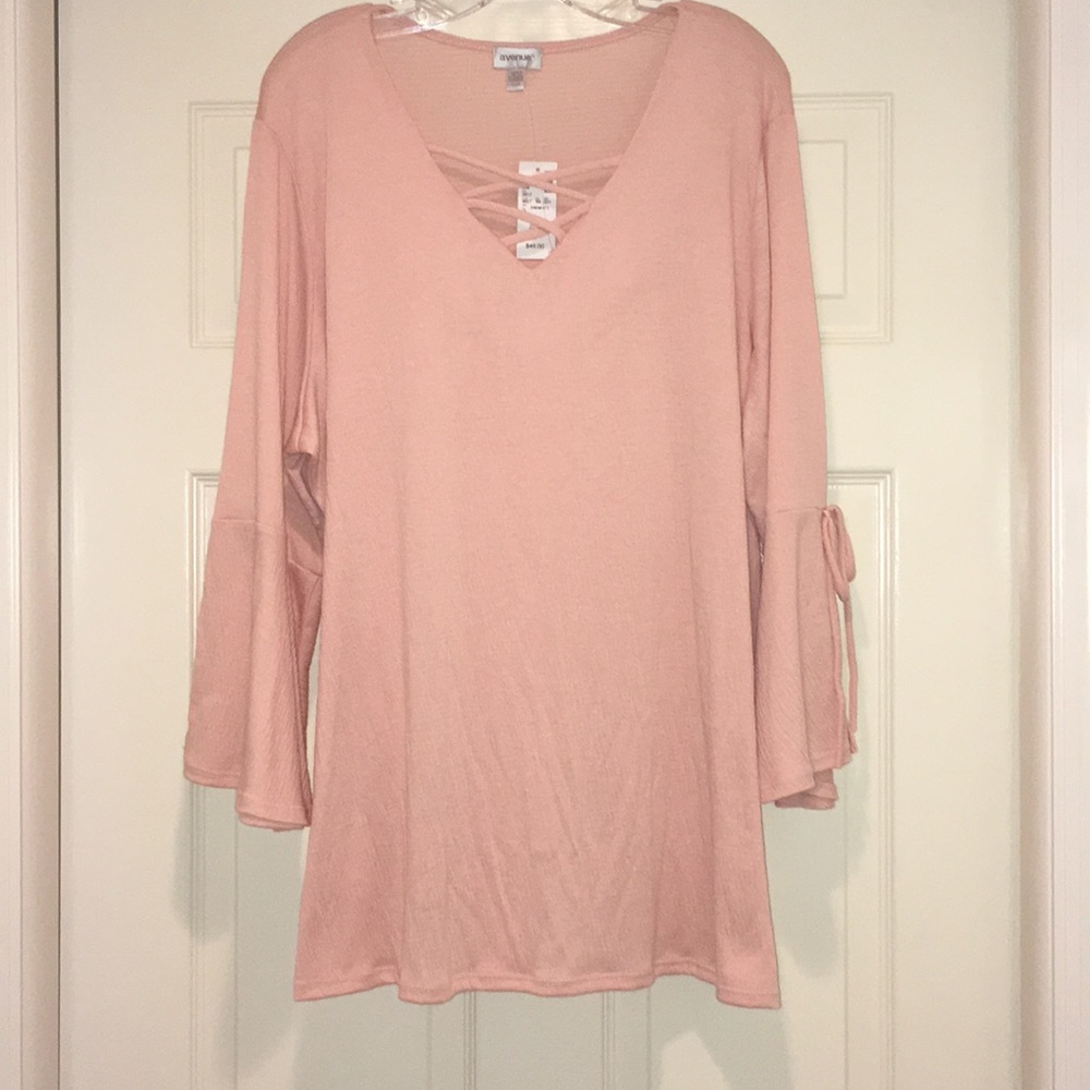 Avenue-NWT-Women’s Pink Pullover Top-Size 22/24